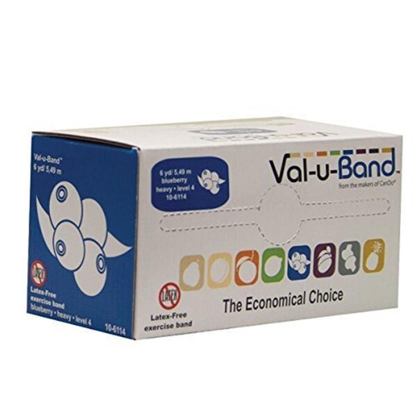 Val-U-Band 6 Yard Level 4 by 7 Latex Free Band, Blueberry Val-u-Band-10-6114 - main
